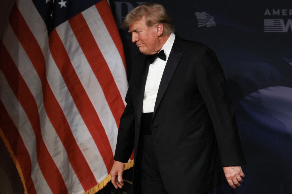 U.S. President-elect Donald Trump attends the America First Policy Institute Gala held at Mar-a-Lago on November 14, 2024 in Palm Beach, Florida. Photo by JOE RAEDLE / GETTY IMAGES NORTH AMERICA / Getty Images via AFP.