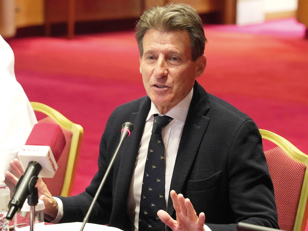 President of World Athletics, Sebastian Coe 