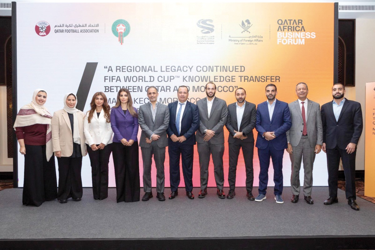 SC officials pose for a group photo with counterparts from Morocco. 