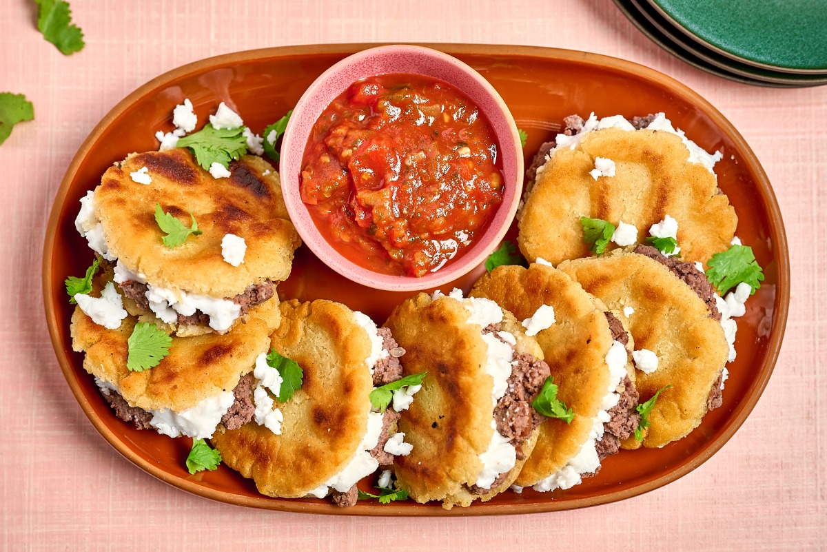 Vegan Bean and Cheese Gorditas. Photo credit: Peggy Cormary for The Washington Post