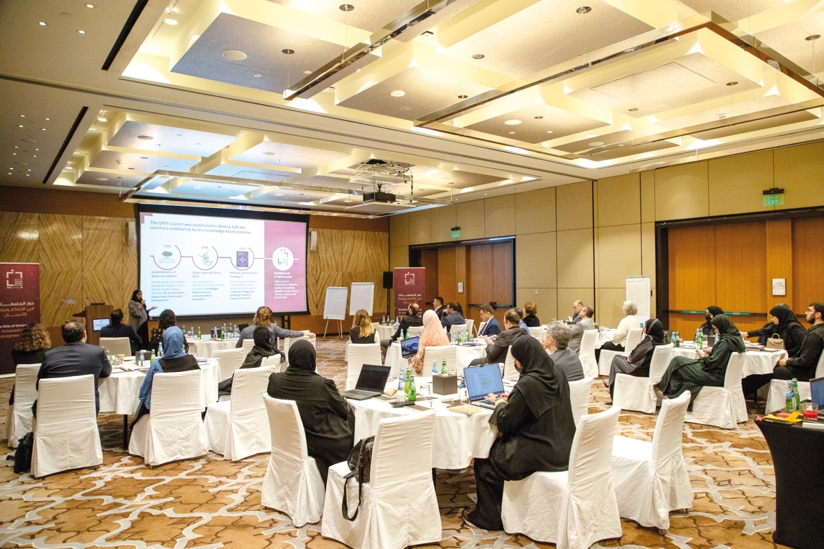 Participants at one of the sessions of the QRDI workshops.