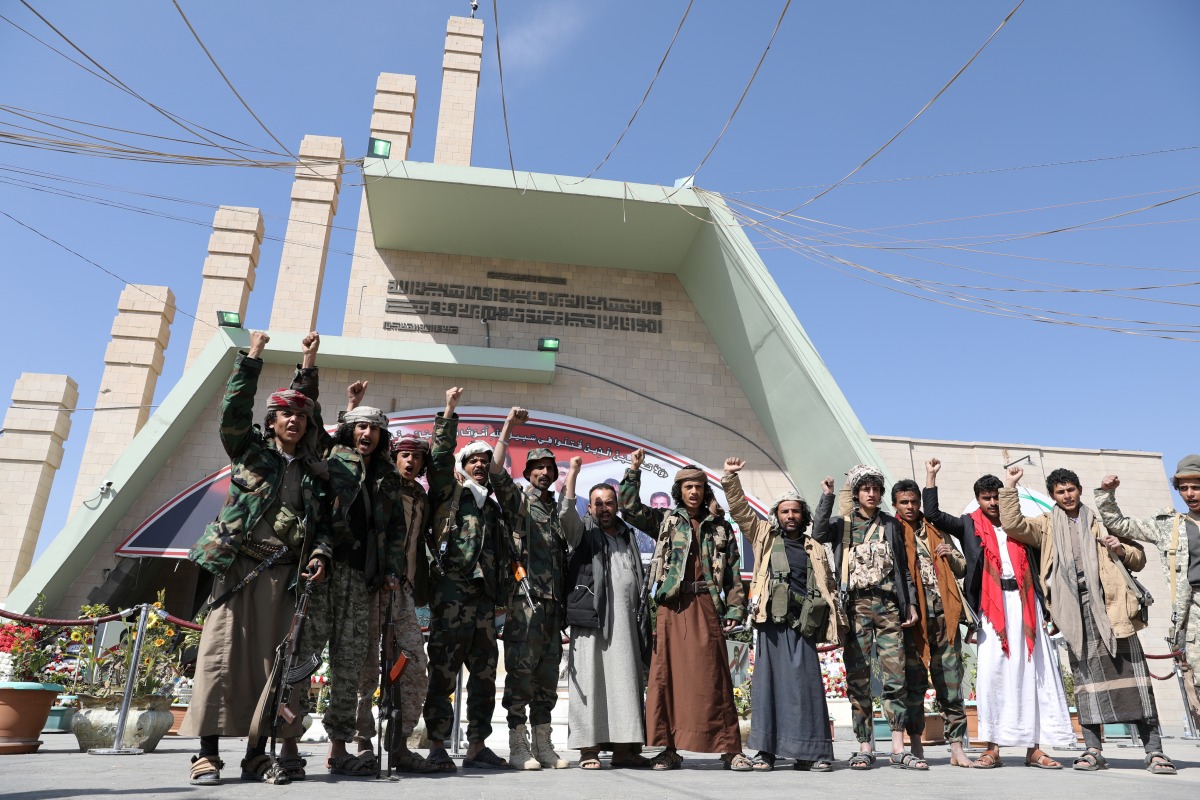 Armed members of the Houthi movement. File Photo / REUTERS

