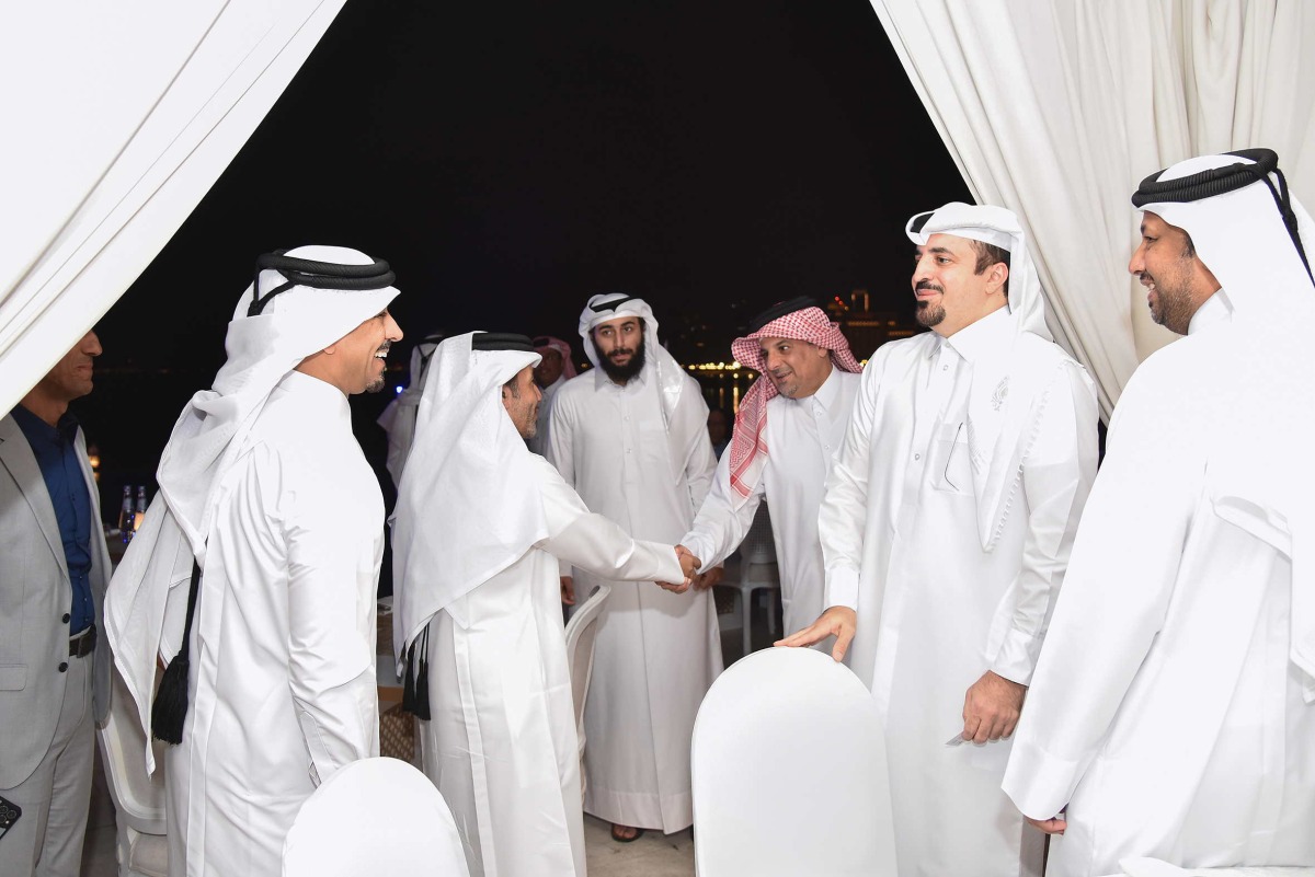 Officials during the Suhoor hosted by QNB.