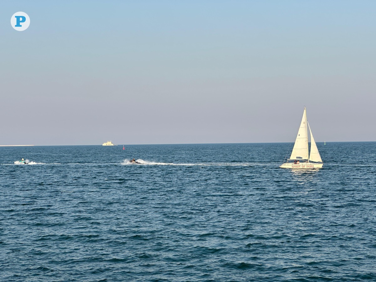 Old Doha Port sea view. Photo by Alexandra Evangelista