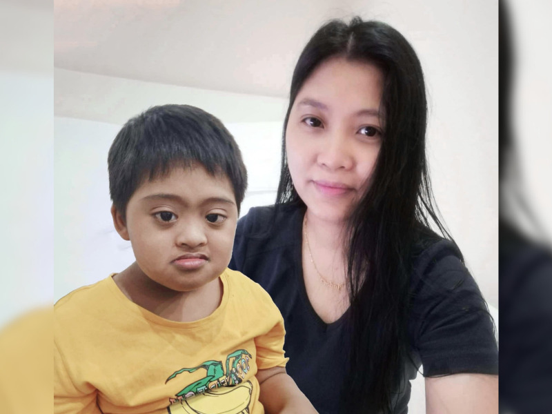 Janice Lopez and son Jaden