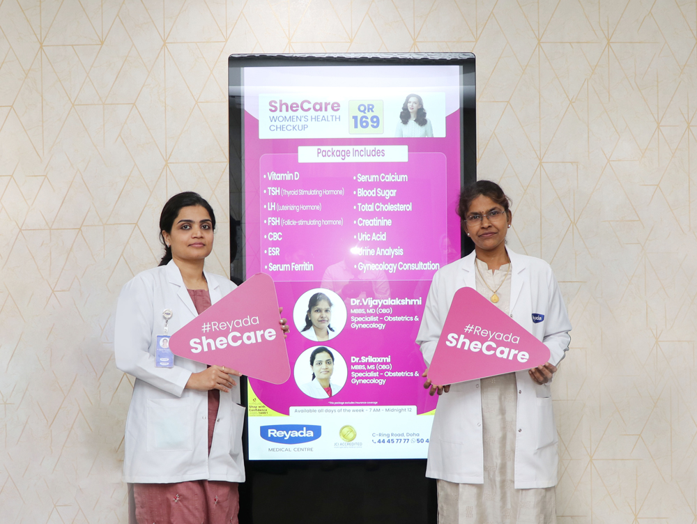 Dr. Vijayalakshmi and Dr. Srilaxmi at the launch.