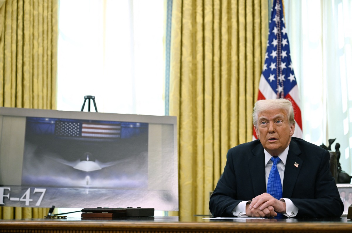 US President Donald Trump speaks during an event in the Oval Office of the White House in Washington, DC, on March 21, 2025. Photo by Annabelle Gordon / AFP.