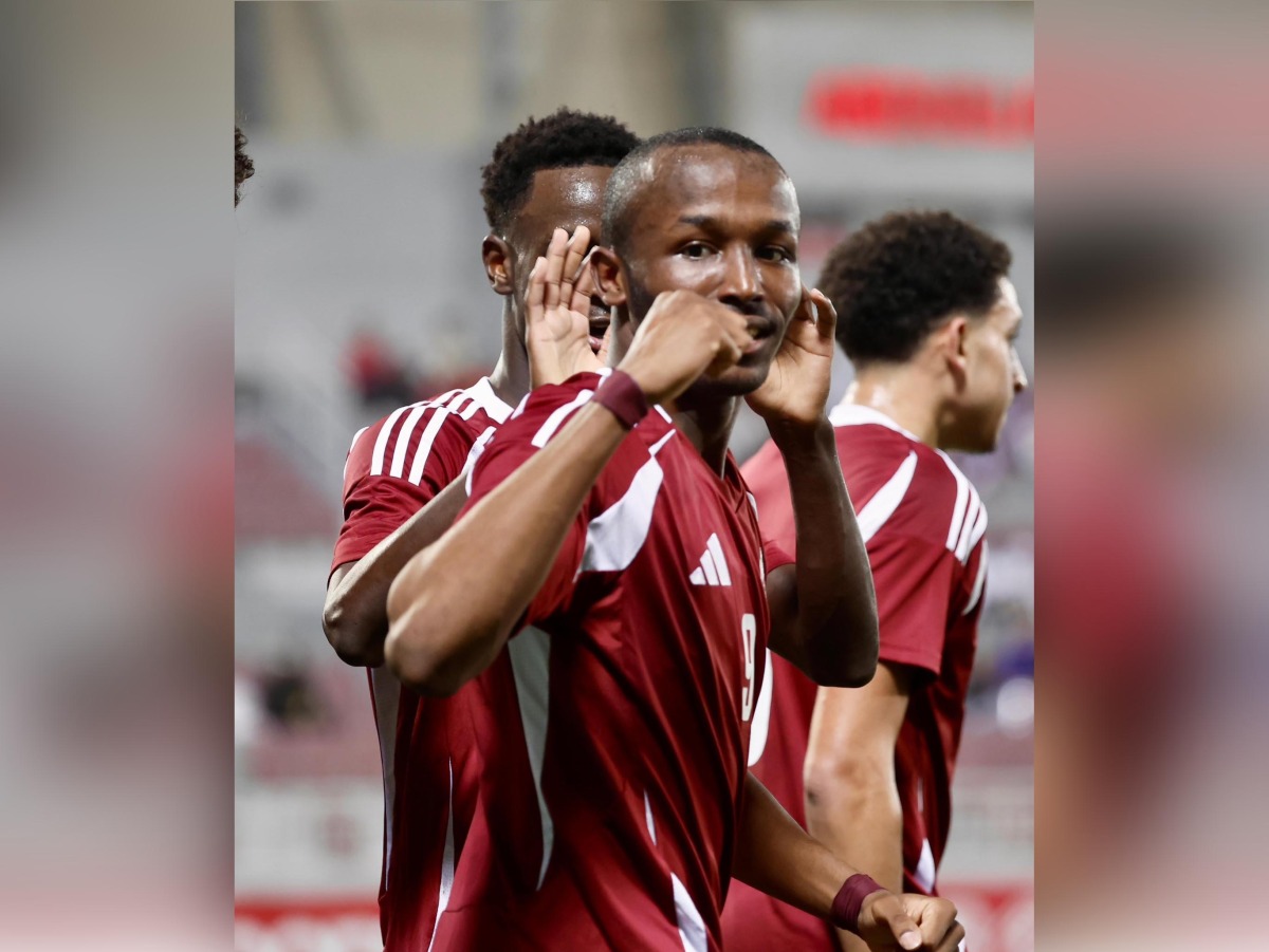 Rashid Al Abdullah scored for Qatar against Thailand.